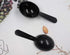 Sowaka 5 Pcs 0.25 OZ Coffee Spoons Plastic Short Handle Black Measuring Tablespoon for Coffee Tea Milk Powder Sugar Cereal...