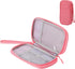 MECCANIXITY Electronic Organizer Case Travel Cable Organizer Bag Single Layer Waterproof Pouch Carry Case for Cable, Cord, Charger, Pink, 190x110x...