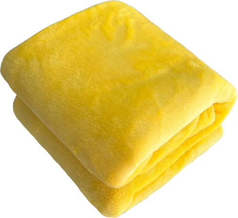 Soft Puppy Flannel Fleece Blanket for Pet Dog Cat, Plush Microfiber, Cozy and Lightweight, Light Yellow, Pet, 27 x 39 inch (70 x 100 cm)...