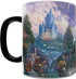 Morphing Mugs Disney - Cinderella - Wishes Upon a Dream - Thomas Kinkade - One 11 oz Color Changing Heat Sensitive Ceramic Mug – Image Revealed Wh...