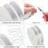 MIKIMIQI 2 Pack Jewelry Wire - 20 Gauge Tarnish Resistant Copper Beading Wire for Jewelry Making, 0.8mm X 3m Each (Silver)...