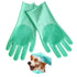 Pet bathing gloves are designed for pet grooming and bathing. They are heat resistant and have high tooth density. They are perfect for bathing an...
