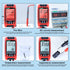 Digital Multimeter, 9999 Counts TRMS Auto-Ranging Voltmeter, Accurately Measures AC/DC Amp Ohm Voltage Meter Capacitance Frequency Diode with Back...