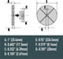 9" ATV Spreader Spinner Disk Replaces Buyers SaltDogg 3007863 for ATVS100...