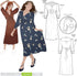 Style Arc Sewing Pattern - Philomena Woven Dress (Sizes 10-22)...