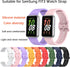 No Gap Silicone Band Compatible with Samsung Galaxy FIT3 1.6in, Sport Fitness Straps for Samsung Galaxy FIT 3 for Women Men...