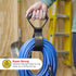 Easy-Carry Wrap-It Storage Straps - 17" (2-Pack) – Heavy-Duty Hook and Loop Cord Carrying Strap, Hanger, and Organizer with Handle for Pool Hoses,...