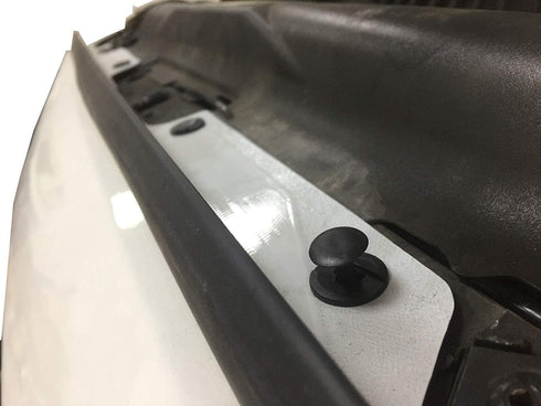 AHOMASH 8mm(5/16") Hole Plastic Rivets Fastener Push Clips for Car Auto Fender Bumper Body Panels, 120Pcs...