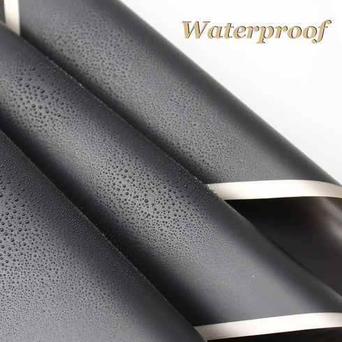 Amonk Black Bouquet Wrapping Paper Waterproof Floral Paper Flower Wrapping Paper 20 Sheets Florist Bouquet Paper Supplies for Graduation DIY Craft...