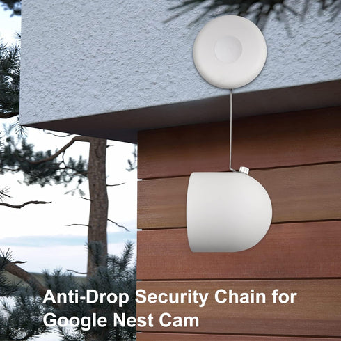 Anti-Drop and Anti-Theft Security Chain for Google Nest Cam (Battery),Extra Protection for Your Camera (Camera Not Included) (4PCS)...
