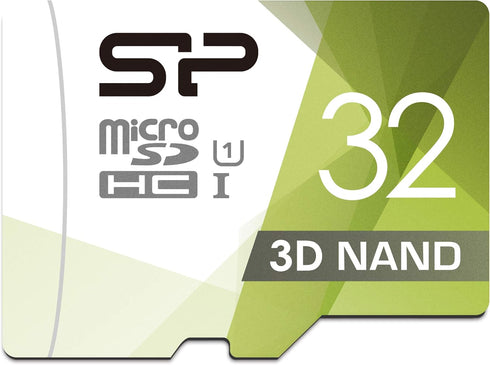 Silicon Power 32GB 3D NAND High Speed MicroSD Card with Adapter...