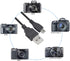 Sqrmekoko USB Interface Charging Cord Data Transfer Micro USB Cable Compatible wirh Canon PowerShot G7X Mark II, G9X, G9X Mark II, SX620 HS, SX720...