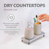 Bathroom Sink Fast Drying Stone Sink Caddy Drying Rack Accessory Organizer Diatomaceous Earth Bottle Drying Rack Dish Sponge Countertop Organizer ...