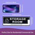 Door Sign,RAMIEYOO Acrylic Authorized Personnel Only Signs for Door,Black and White - 9"x 3" (Storage Room)...