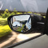 2Pcs Car Suction-Cup Blind Spot Mirror, 360° Wide Angle HD Glass Convex Side Rearview Mirror for Cars SUVs, Vans, and Trucks - Universal Automotiv...