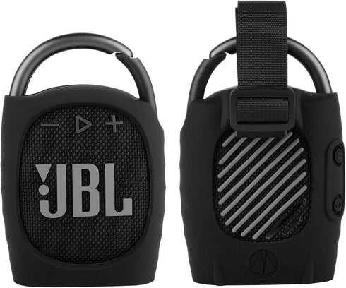 TXEsign Silicone Protective Carrying Case Compatible with JBL Clip 4 - Portable Mini Bluetooth Speaker Carrying Stand Up Cover Pouch for JBL Clip ...