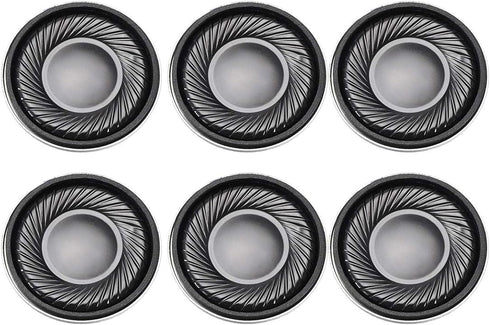 uxcell 2W 8 Ohm Micro Internal Speaker Magnet Loudspeaker 28mm Dia 6pcs...