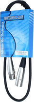3 Foot XLR Male to Female Mic Microphone Audio Cable Cord...