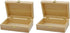 Creative Hobbies Unfinished Wood Craft Box – Light Unfinished Wood with Clasp – Make Your Own Gift Box, Jewelry Box, Photo Box - Decorate with Pai...