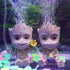 Aquarium Groot Air Bubbler Decorations - Oxygen Pump Resin Crafts for Aquarium Fish Tank Decorations,with Air Bubbler Stone for Aquarium...
