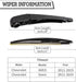 Rear Wiper Arm Blade Nut Set Replacement for Chevrolet Chevy Sonic AVEO 2011-2021,hatchback,Rear Wiper Cover Accessories Assembly, Wiper Cap Set f...