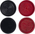 WE Games Checkers Pieces Only, Wooden Checker Board Game Pieces, 24 Black and Red Stackable Player Pieces with a Drawstring Storage Bag, 2 Inch Di...