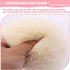 2 PCS Car Seat Anti-Slip Shoulder Strap Cover, Keep Warm in Winter Plush Velcro Closure Delicate Fluffy Neck Pad Protector, Decorative Car Accesso...