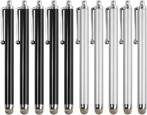 Universal 9.0 Micro Fiber Screen Metal Touch Stylus Pen Conductive Cloth Capacitive Pen Metal Touch Pen for Android Device Mobile Phone Cell Phone...
