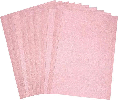 10 Sheets Glitter Cardstock Paper, Non Adhesive Card Stock, Craft Paper for DIY Scrapbook Paper, Creating Greeting Cards, Cake Toppers, Party Deco...