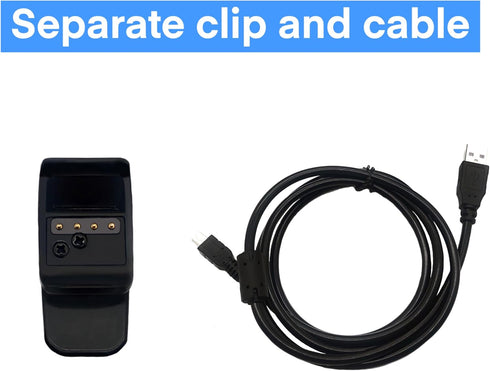 Charger Clip for Garmin T5mini TT15mini Training Dog Collar, Replacement USB Charging Cable Clip....