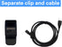 Charger Clip for Garmin T5mini TT15mini Training Dog Collar, Replacement USB Charging Cable Clip....