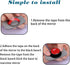 LivTee Blind Spot Mirror, Rectangle Shaped HD Glass Frameless Convex Rear View Mirror with wide angle Adjustable Stick for Cars SUV and Trucks, Pa...