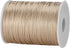 2mm x 100 Yards Satin Nylon Trim Cord, Rattail, Chinese Knot, Kumihimo Cord (Khaki)...