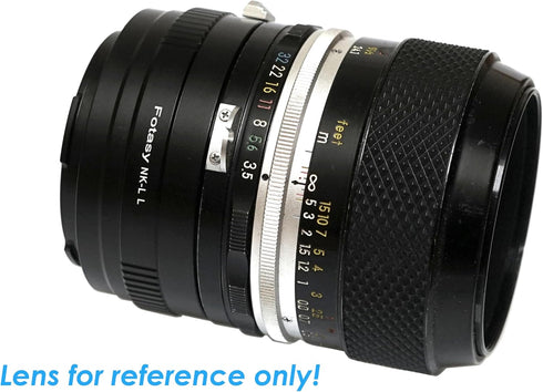 Fotasy NK F Mount Lens to L Mount Adapter, F Mount L Adapter, F Leica SL Adapter, F L Mount Adapter, Compatible with Panasonic S1 S1H S1R S4 S5 Le...