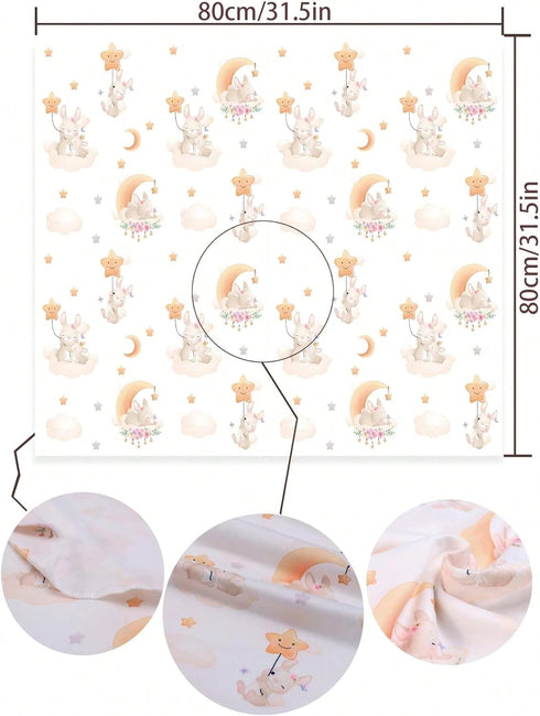 Baby Swaddle Blanket and Headband Set, Newborn Receiving Blanket Swaddle Wrap for Girls and Boys, Swaddling Blankets Neutral for Newborn? Soft and...
