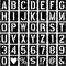42 Pieces Letter Stencils 3.5 Inch,Spray Paint Stencil,Reusable Lettering Stencils,Fonts Stencils,Alphabet Stencil,Number Stencils,Spray Paint Ste...