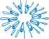 30 Pcs 2 Inch Blue Chip Clips, PVC Coating High Elasticity Strength Clothes Pins, Food Clips and Bag Clips...