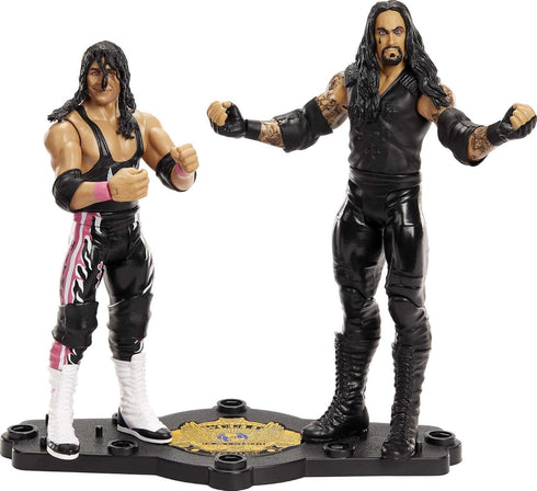 WWE Bret “Hit Man” Hart vs Undertaker Championship Showdown 2-Pack 6-inch Action Figures Friday Night Smackdown Battle Pack for Ages 6 Years Old &...
