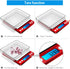 AMIR Upgraded Digital Kitchen Scale, 500g Mini Pocket Jewelry Scale, Cooking Food Scale with Back-Lit LCD Display, 2 Trays, 6 Units, Auto Off, Tar...