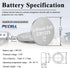 PKCELL CR1225 3V Lithium Battery CR 1225 3V Button Batteries for Thermometer 5-Year Shelf Life (5 Counts)...