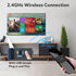 W1 Universal TV Remote Air Mouse, Wireless Keyboard Fly Mouse 2.4GHz Connection Air Remote Keyboard Mouse for Nvidia Shield/Android TV Box/PC/Smar...