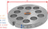 #8 Stainless Steel Replacement Plate Disc Blade for Meat Grinder (3/8")...