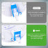 Easy-Tap Leg Bag Urinary Drainage Bag, 1000ml, Anti-Reflux Valve, Cloth Straps, Easy Flip Drain (Pack of 3)...
