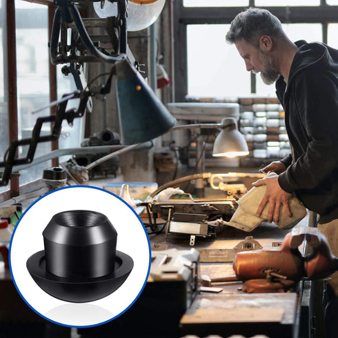 25 Pack 8mm Bottle/Floor Jack Oil Filler Plug Bung, Horizontal Jack Plugs Rubber Reservoir Oil Filler Plug, Horizontal Hydraulic Top Pressure Rod...