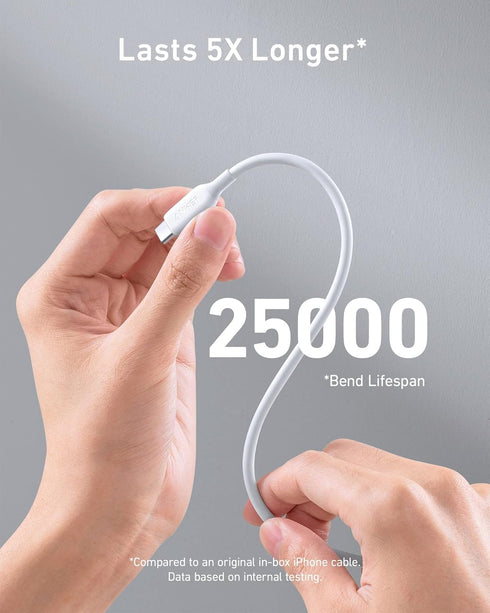Anker Powerline III USB C to C 100W 6ft Charging Cable for iPhone 15/15 Pro, iPad Mini 6, iPad Air 4, MacBook Pro, Samsung Galaxy S23+/S23 Ultra (...
