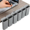 6 Pcs Screen Pen Pencil Holders Attachable Deskside Pen Holder Computer Monitor Desktop Pen Organizer with Self Adhesive Attacher for Office Suppl...