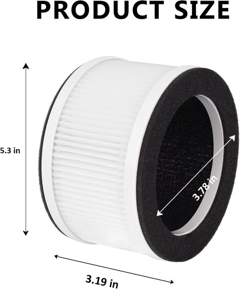 A16-2 Replacement Filter Compatible with AUTUCU A16-2 Air Clean Purifier?3-IN-1 H13 True HEPA Filter, Part# A16-2, 2 Pack....