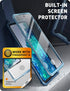 i-Blason Ares Series Designed for Samsung Galaxy S20 FE 5G/ 4G Case (2020 Release), Dual Layer Rugged Clear Bumper Case with Built-in Screen Prote...