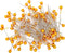 AEXGE Round Ball Head Quilting Pins Sewing Pin Straight Pins,Pack of 100 (Orange)...