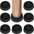 2 x 2 Rubber Caster Cups, Round Non Slip Furniture Pads, Non Skid Furniture Cups, Anti-Slip Gripper Furniture Caster Floor Grip, Anti Skid Leg Coa...